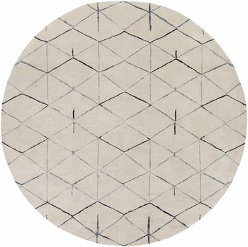 Searlat Modern Medium Gray Area Rug